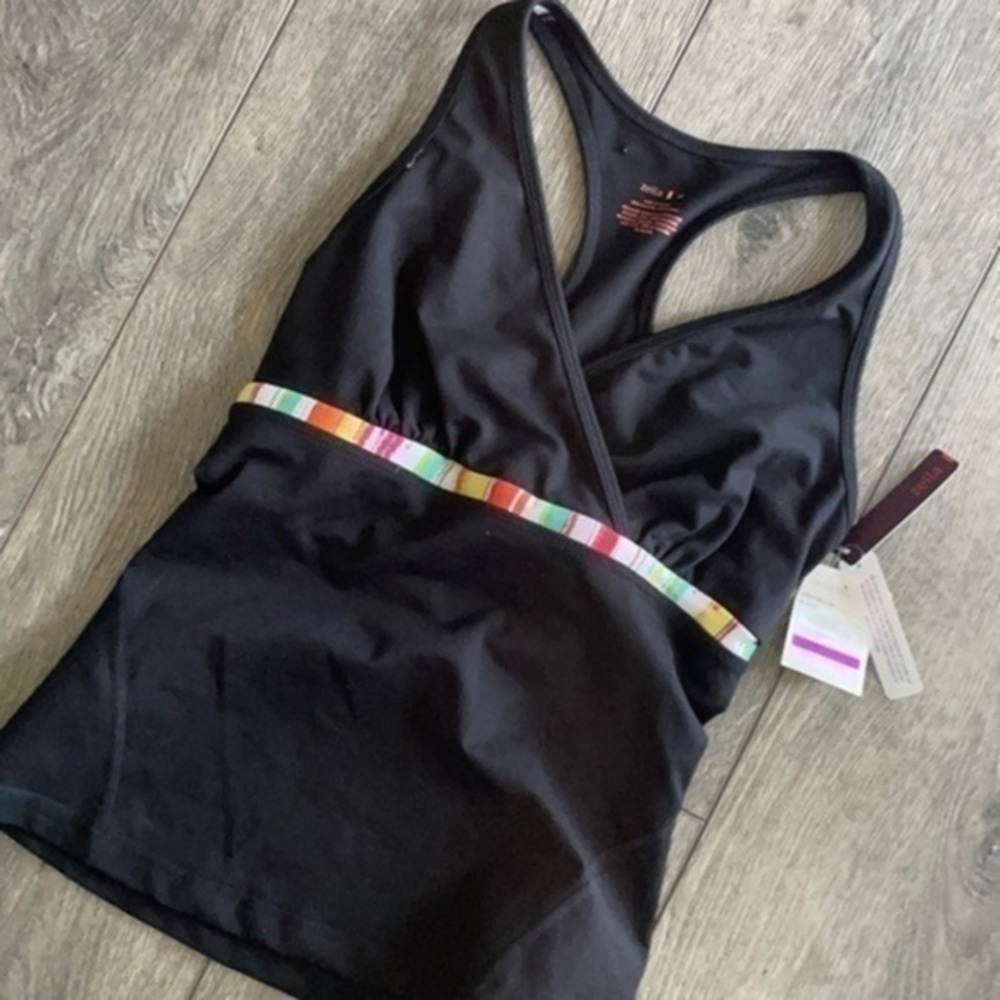 NWT Zella top tank/ swim/ top black XS